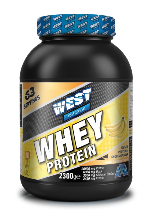 West West Whey Protein Tozu 2300 Gr 63 Servis - Çilek Aromalı