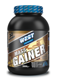 West West Mass Gainer 3000 Gr Karbonhidrat Tozu 30 Servis - Çilek Aromalı